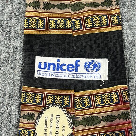 Lot Of 6 Mens Silk Neckties Multicolor Holiday Nautica RBM UNICEF 48”-60 X 3”-4 - Picture 13 of 16